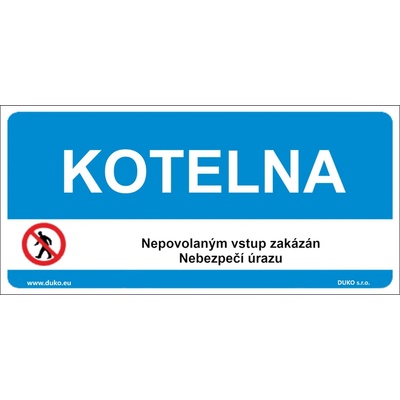 DUKO KOTELNA Formát: 190 x 90 mm, Materiál: plast 0,5 mm, samolepící vinylová fólie