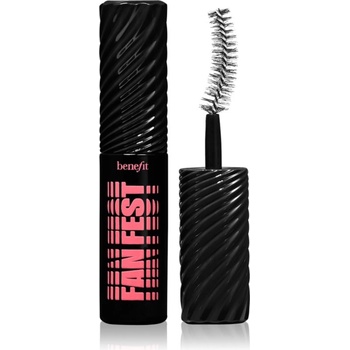 Benefit Fan Fest Fanning & Volumizing Mascara Mini спирала за обем и сгъстяване на миглите цвят Hyper Black 4 гр
