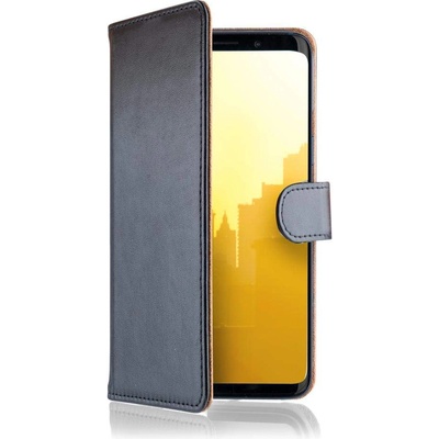 4smarts Universal Flip Case UltiMAG URBAN XL - кожен калъф с поставка и отделение за кр. карта за смартфона до 6.5 инча (черен)