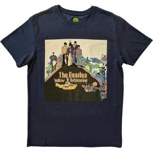 The Beatles Yellow Submarine Album Cover Denim Blue 2XL Риза (BEATTEE550MD05)
