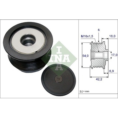 Předstihová spojka Schaeffler INA 535 0188 10 IN 535018810