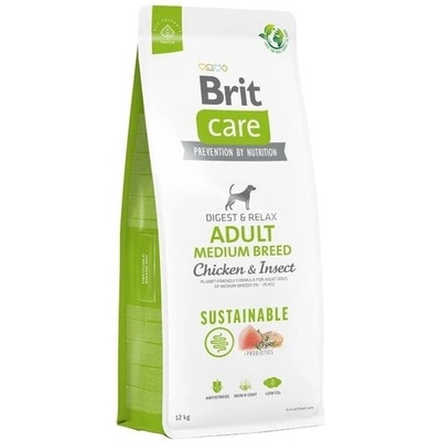 Brit Care dog Sustainable adult medium Chicken & Insect 14 kg