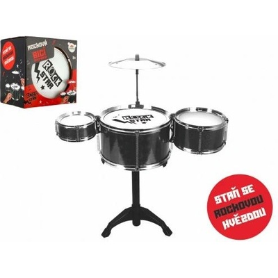 Teddies Комплект барабани rock star пластмаса с аксесоари