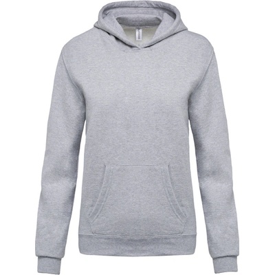 Kariban K477 detská mikina s kapucňou Oxford Grey