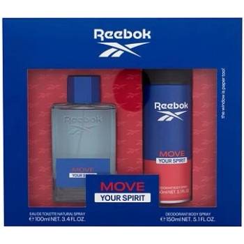 Reebok Move Your Spirit EDT 100 ml + deodorant ve spreji 150 ml
