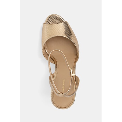 MICHAEL Michael Kors сандали с висок ток кожени Rosie High Sandal (40S6RSHS1M.740)