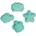Bigjigs Toys Силиконови формички зелени Eggshell (BJ33607)