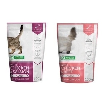 Nature's Protection Nature' s Protection, пауч за котки - за здрава кожа и козина, 100гр