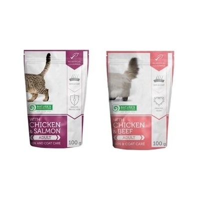 Nature's Protection Nature' s Protection, пауч за котки - за здрава кожа и козина, 100гр
