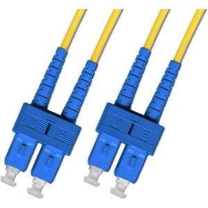 Conneu Оптични пач корди SC/UPC - SC/UPC сингъл мод, дуплекс, 3м (CNFJ-SCSCOS2DYE3mm-3)