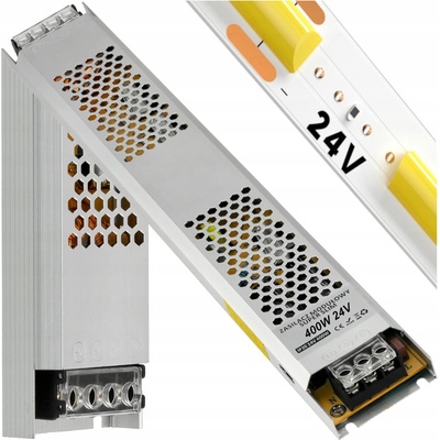 Napájecí zdroj Berge modulární slim 24V 400W IP20