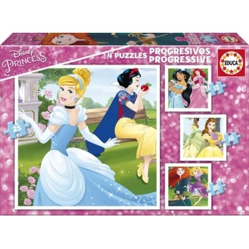 Image 1 of Educa - Puzzle Disney Princess 3 - 1 - 39 piese