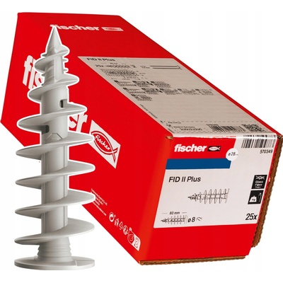 Fischer FID II Plus hmoždinka do izolace 80 mm 570349 25 ks – Zbozi.Blesk.cz