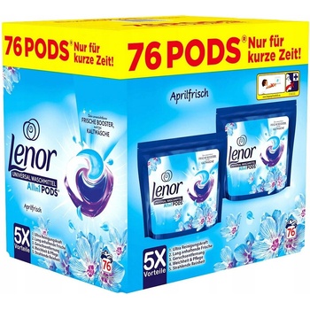 Lenor Univerzálne pracie kapsule 5v1 Aprilfrisch 76 PD