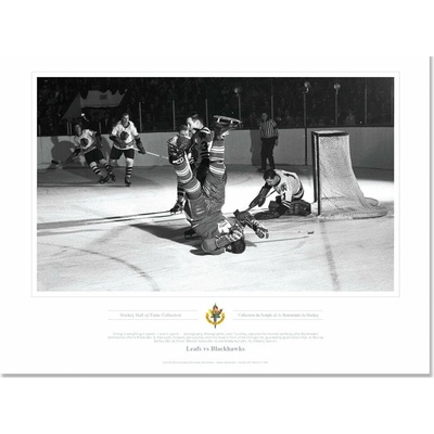 Mustang Plagát Toronto Maple Leafs NHL Memorabilia Hockey Flip Black & White Classic 12" x 16"
