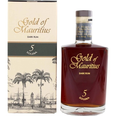 Gold of Mauritius Solera 5y 40% 0,7 l (kartón)