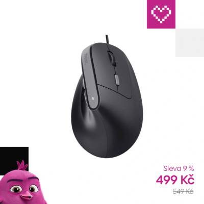 Trust Bayo II Ergonomic Mouse - Black 25144