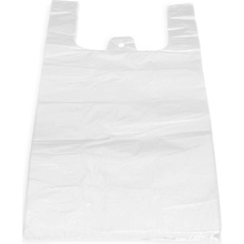 Taška mikroténová (HDPE) 8 kg 30+16x52 cm Biela / bal. 100 ks