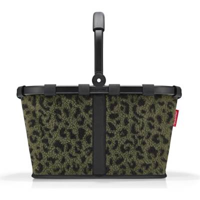 Reisenthel carrybag teddy leo olive - Stable shopping basket with lots of storage space and practical inner pocket - Elegant and water-repellent design - BK5055