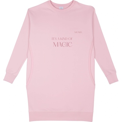 Moniel kojící mikina It's a kind of MAGIC dlouhá Basic Powder Pink