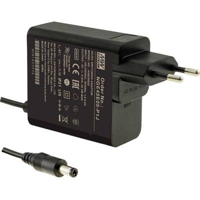 MEAN WELL NGE45E12-P1J zásuvkový napájecí adaptér, stálé napětí, stabilizováno , 12 V, 3.75 A, 45 W