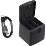 Cameron Sino Зарядно за батерия за камери с три гнезда GoPro 9/ 10 / 11 / 12 With USB-C Cameron Sino (CS-DF-GDB900UH) Зарядно за батерии