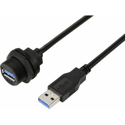 TRU COMPONENTS TC-E13T-FU3-PWF/MU3-NWA-0.5PV-S TC-13543568 USB konektor 0.5 m, 1 ks