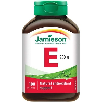 Jamieson Vitamín E 200 IU 100 kapslí