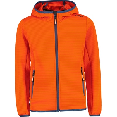 CMP Детско поларено яке CMP Kid's Jacket with Fix Hood Fleece jacket - Orange - размер 128 (EU) (703-6922-0212)