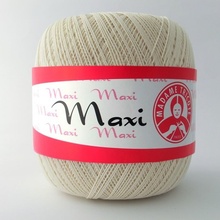 Pletací / háčkovací příze Madame Tricote paris MAXI 6282 smetanová, jednobarevná, 100g/565m