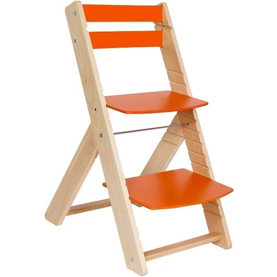 Posedo Rostoucí židle pro školáky Vendy lak / oranžová