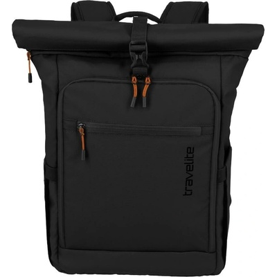 Travelite Briize Backpack M Roll-Up Black 24 l