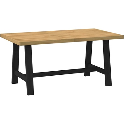 Vildaxl Jídelní stůl NOAIN na nohách ve tvaru A 160 x 90 x 75 cm borovice