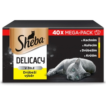 Sheba Adult drůbeží výběr v želé 160 x 85 g