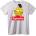 NOONEBRAND Тениска Lisa Simpson Supreme - XL, White