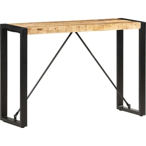 vidaXL Конзолна маса, 110x35x76 см, мангово дърво масив (285945)