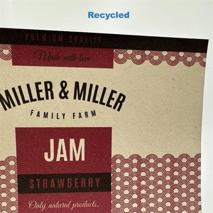  Recycled label test roll - 10 cm x 4 meter (testroll4)