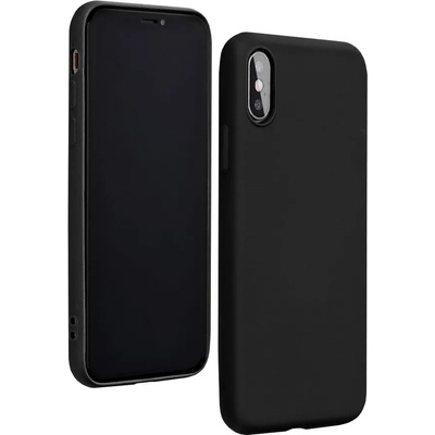 GKK Силиконов Калъф за Samsung A51, Liquid Soft Case, Черен (5903396051425)