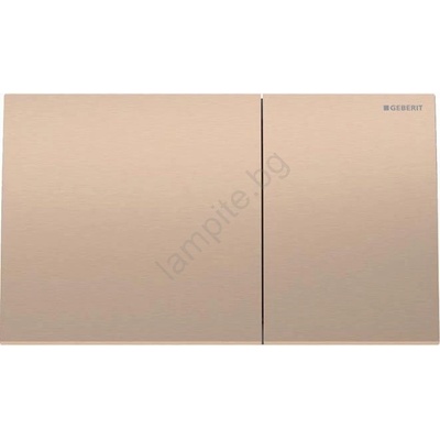 Geberit 115.622. QB. 1 - бутон за смиване Sigma70 25 x 14, 6 см, четкан, червено-златист (GB0117)