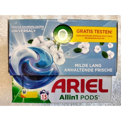 Ariel All in1 Pods Univesal kapsule na pranie 15 PD