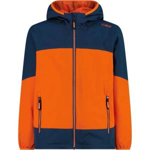 CMP Детско водоустойчиво яке CMP Kid's Jacket Fix Hood Ripstop Waterproof jacket - Midnight / Carrot - размер 116 (EU) (703-4488-0811)