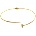 VipGold Златна дамска твърда гривна 5.46 гр (grt006)