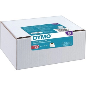 DYMO 99010, 2093091, 28mm x 89mm, оригинални хартиени адресни етикети, 12 бр (2093091)