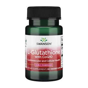 Swanson L-Glutathione with CoQ10 30 kapsúl