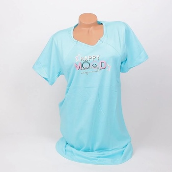 Image 1 of Тюркоазено синя нощница за кърмачки с надпис