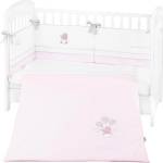 KikkaBoo Бебешки спален комплект с бродерия 2 части EU style 70/140 Dream Big Pink (41101020122) - salemax