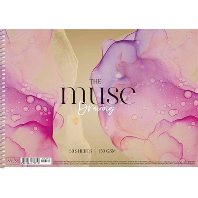 Shkolyaryk Náčrtník špirálový A4 30 listov 150 g Drawing Muse