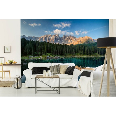 DIMEX ART Самозалепваща се флизелинова фототапета лаго ди кареца 375 x 250 см