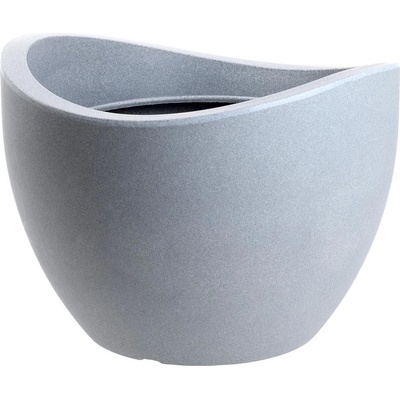 Scheurich Kvetináč Wave Globe 30 cm Stony Grey