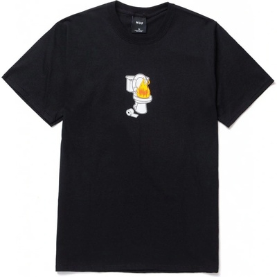 Huf HOT SHIT TEE Black